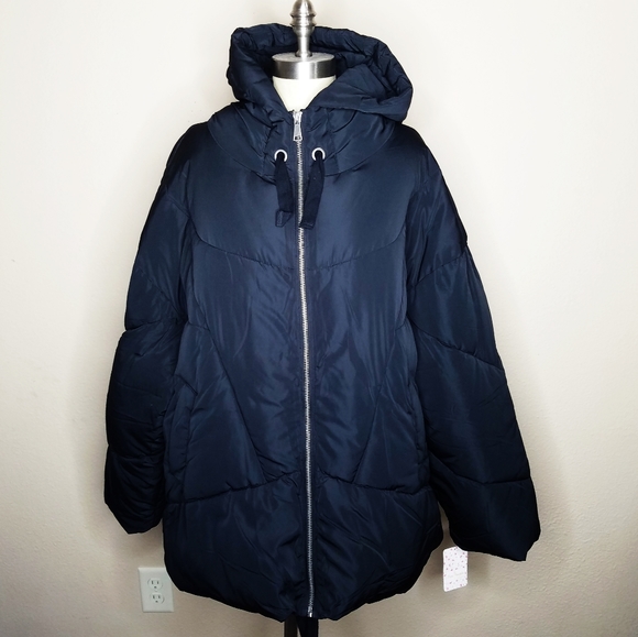 Free People Black Puffer Jacket - Picture 5 of 7